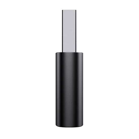 Алуминиев OTG адаптер, USB 3.1 към Type-C, 10Gbps - Baseus Ingenuity Series (ZJJJQ000101) - черен