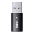 Алуминиев OTG адаптер, USB 3.1 към Type-C, 10Gbps - Baseus Ingenuity Series (ZJJJQ000101) - черен
