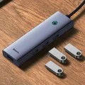 Хъб Type-C към 4x USB3.0 - Baseus (B0005280A813-03) - Space Gray