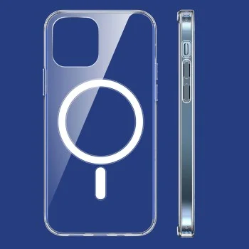 Калъф за iPhone 15 Plus - MagSafe Pro - Прозрачен