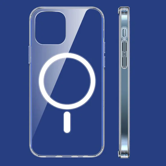 Калъф за iPhone 15 Plus - MagSafe Pro - Прозрачен