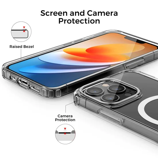 Калъф за iPhone 15 Plus - MagSafe Pro - Прозрачен