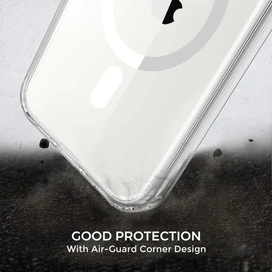 Калъф за iPhone 15 Plus - MagSafe Pro - Прозрачен