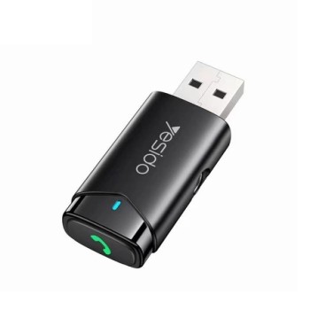 Bluetooth приемник за кола - Yesido (YAU40) - Черен