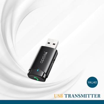 Bluetooth приемник за кола - Yesido (YAU40) - Черен
