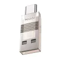 Четец на TF карти, USB, Type-C, 480Mbps - Yesido (GS21) - Прозрачен