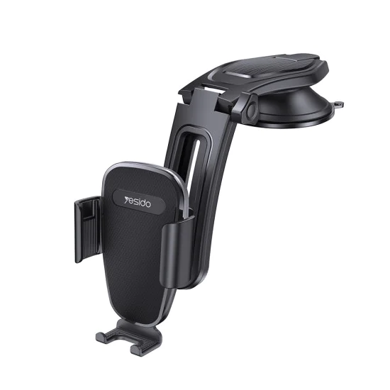 Стойка за телефон за кола със стойка за табло - Yesido (C130) - черна