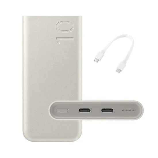Външна батерия 10000mAh, 25W - Samsung (EB-P3400XUEGU) - сива (опаковка на блистер)