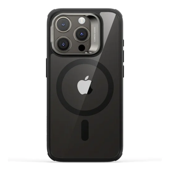 Калъф за iPhone 15 Pro - ESR Classic Hybrid Hybrid HaloLock Kickstand - Clear Black