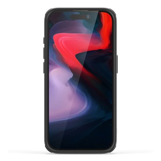 Калъф за iPhone 15 Pro - ESR Classic Hybrid Hybrid HaloLock Kickstand - Clear Black