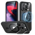 Калъф за iPhone 15 Pro - ESR Classic Hybrid Hybrid HaloLock Kickstand - Clear Black