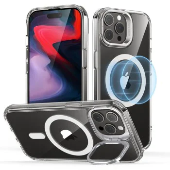 Калъф за iPhone 15 Pro Max - ESR Classic Classic Hybrid Hybrid HaloLock Kickstand - Clear