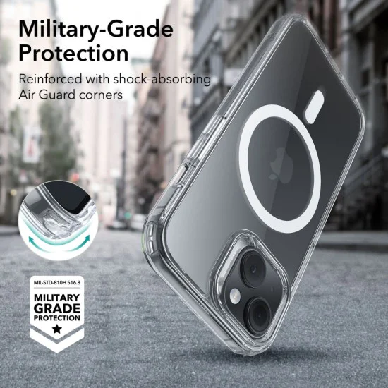 Калъф за iPhone 15 - ESR Classic Classic Hybrid HaloLock - Clear