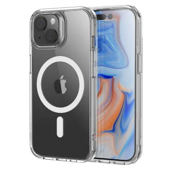 Калъф за iPhone 15 Plus - ESR Classic Classic Hybrid HaloLock - Clear