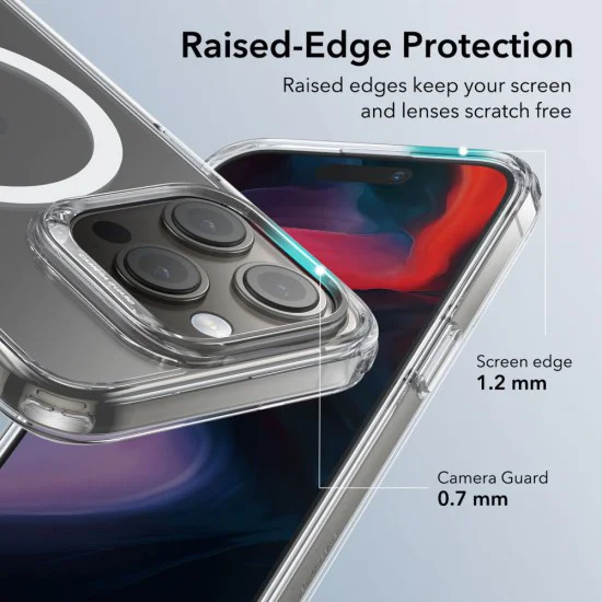 Калъф за iPhone 15 Pro - ESR Classic Classic Hybrid HaloLock - Clear