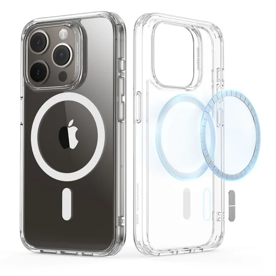 Калъф за iPhone 15 Pro - ESR Classic Classic Hybrid HaloLock - Clear