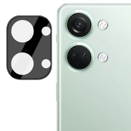 Протектор за камера за OnePlus Nord 3 - Цяло стъкло на камерата - черно