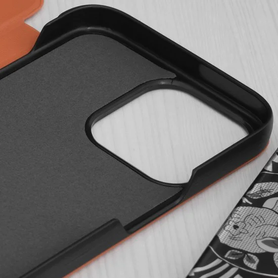 Калъф за iPhone 15 Pro Max - eFold Series - Orange