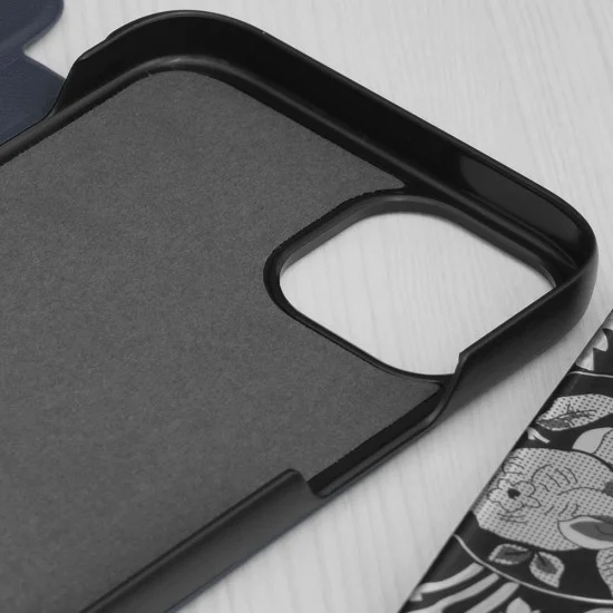 Калъф за iPhone 15 Plus - eFold Series - Тъмно син