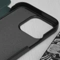 Калъф за iPhone 15 Pro - eFold Series - Тъмно зелен