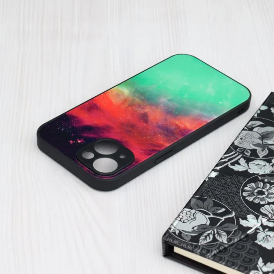 Калъф за iPhone 15 Plus - Glaze Series - Fiery Ocean
