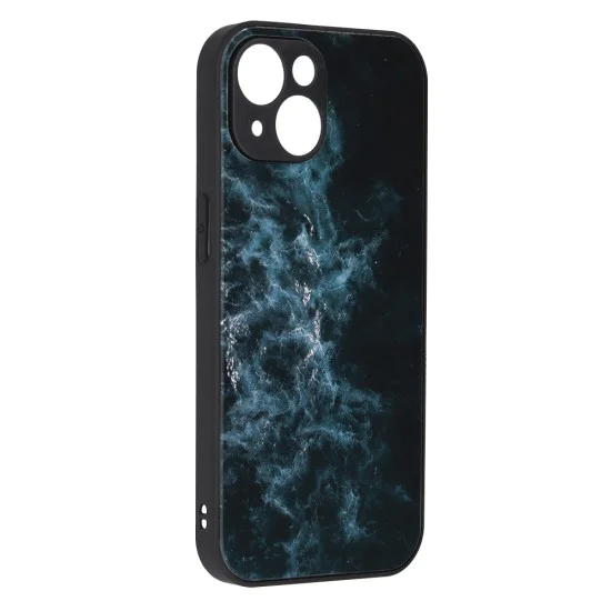 Калъф за iPhone 15 Plus - Glaze Series - Blue Nebula