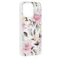 Калъф за iPhone 15 Pro Max - Marble Series - Chloe White