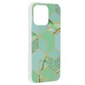 Калъф за iPhone 15 Pro Max - Marble Series - Green Hex