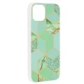 Калъф за iPhone 15 Plus - Серия Marble - Green Hex