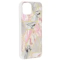 Калъф за iPhone 15 Plus - серия Marble - Pink Hex
