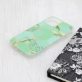 Калъф за iPhone 15 - серия Marble - Green Hex