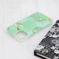 Калъф за iPhone 15 - серия Marble - Green Hex