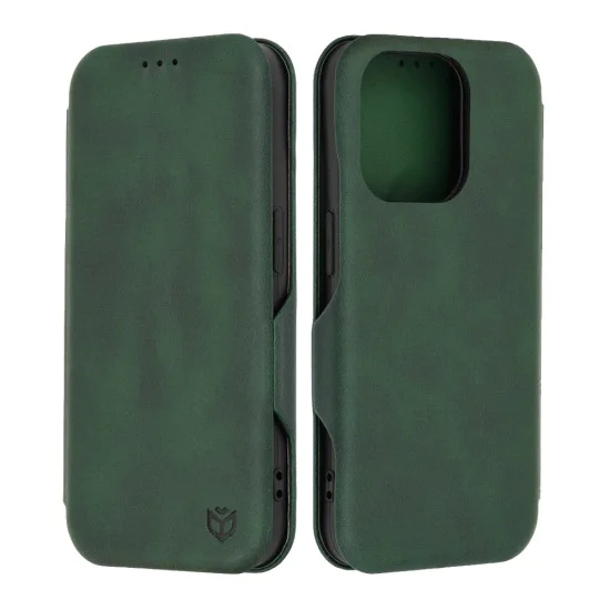 Калъф за iPhone 15 Pro Safe Wallet Plus, зелен