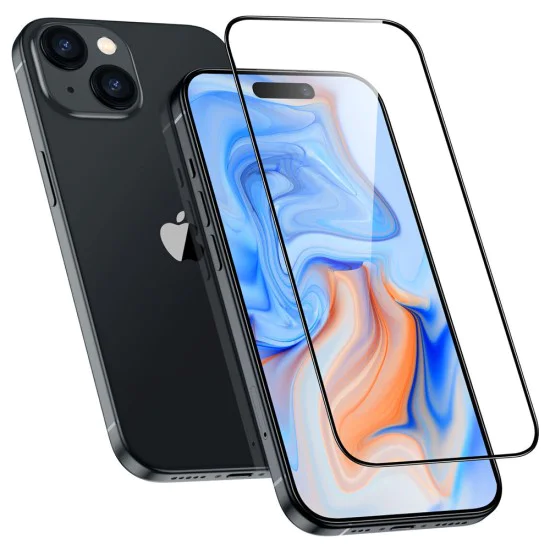 Протектор за iPhone 15 Plus - ESR Armorite Screen Protector - черен