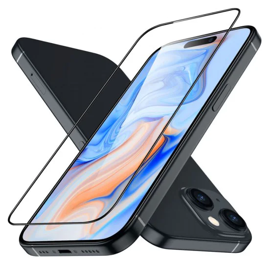 Протектор за iPhone 15 Plus - ESR Armorite Screen Protector - черен