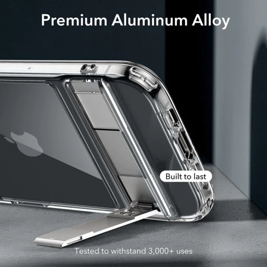Калъф за iPhone 15 Plus - ESR Air Shield Boost Kickstand - Прозрачен