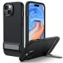 Калъф за iPhone 15 Plus - ESR Air Shield Boost Kickstand - полупрозрачен черен