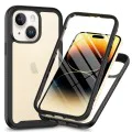 Калъф за iPhone 15 Plus + калъф - Defense360 Pro - черен