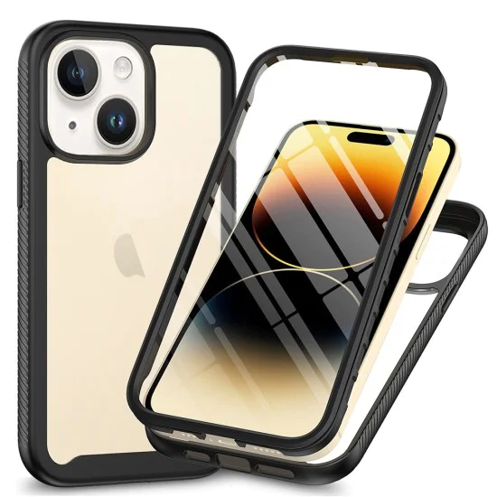 Калъф за iPhone 15 Plus + калъф - Defense360 Pro - черен