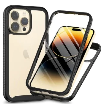 Калъф за iPhone 15 Pro Max + калъф - Defense360 Pro - черен