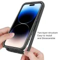 Калъф за iPhone 15 Pro Max + калъф - Defense360 Pro - черен