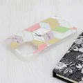 Калъф за iPhone 15 Pro Max - Мраморна серия - лилав шестостен