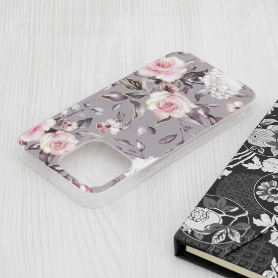 Калъф за iPhone 15 Pro Max - Marble Series - Bloom of Ruth Gray