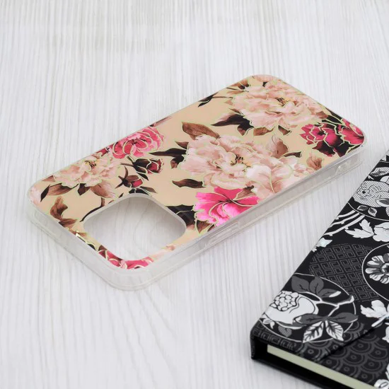 Калъф за iPhone 15 Pro Max - Marble Series - Mary Berry Nude