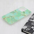 Калъф за iPhone 15 Pro Max - Marble Series - Green Hex