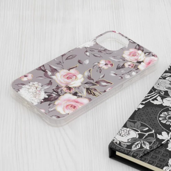 Калъф за iPhone 15 Plus - серия Marble - Bloom of Ruth Gray