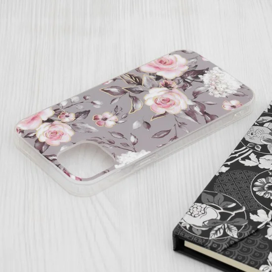 Калъф за iPhone 15 Plus - серия Marble - Bloom of Ruth Gray