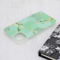 Калъф за iPhone 15 Plus - Серия Marble - Green Hex