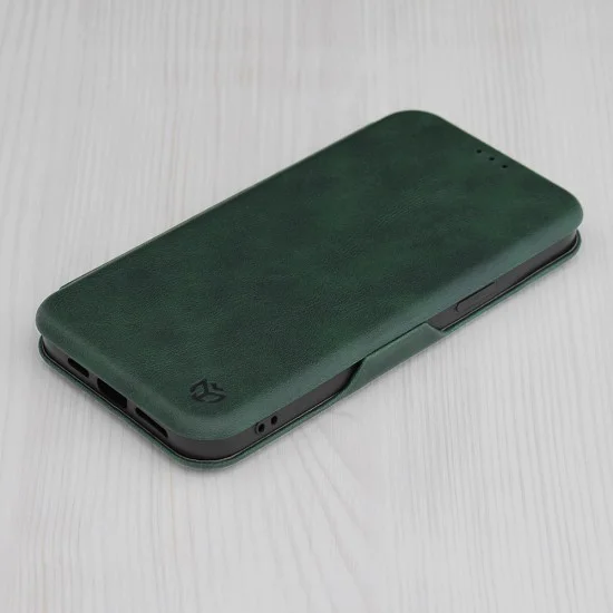 Калъф за iPhone 15 Pro Safe Wallet Plus, зелен