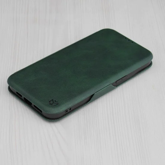 Калъф за iPhone 15 Safe Wallet Plus, зелен